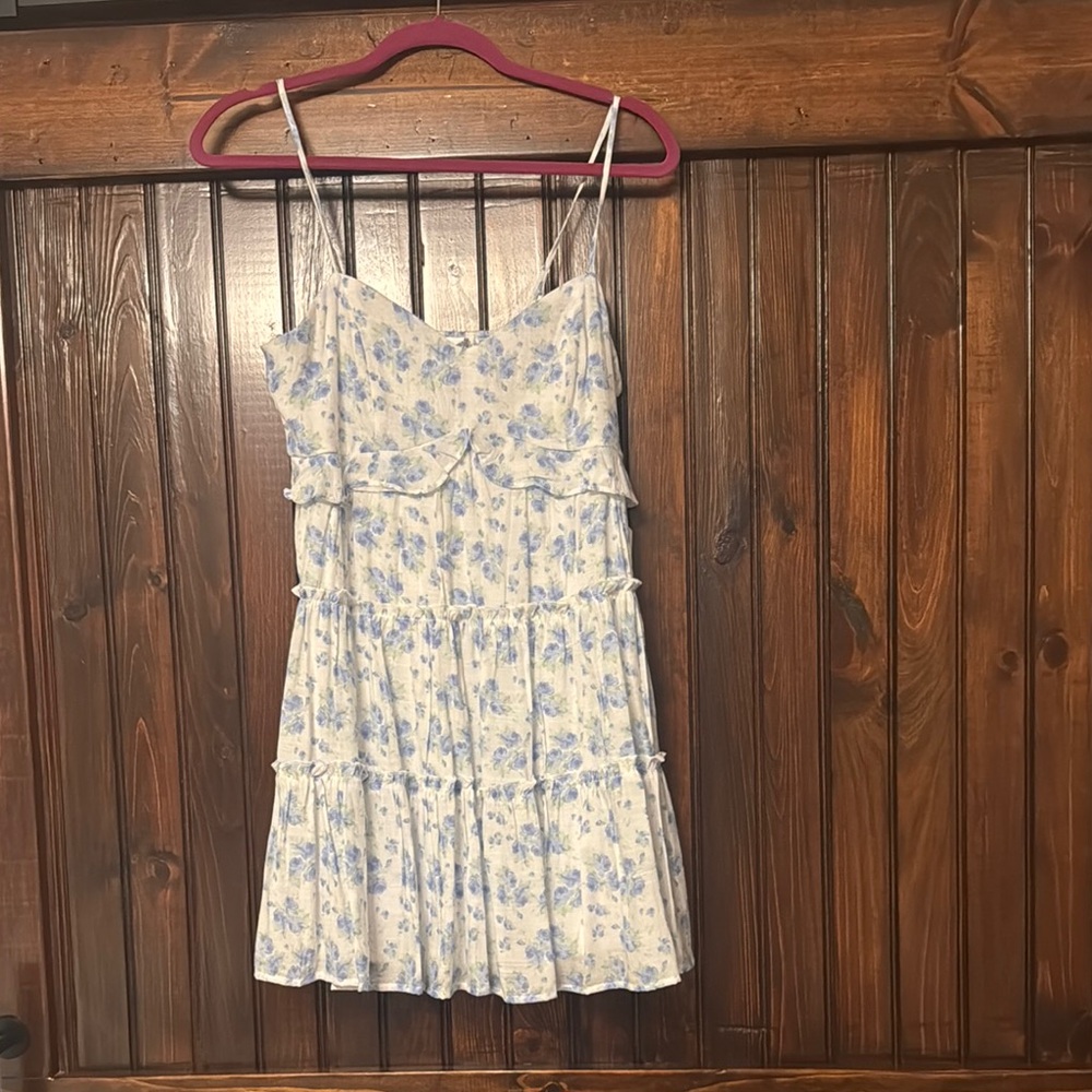 Altar’s State Floral Spaghetti Strap Dress